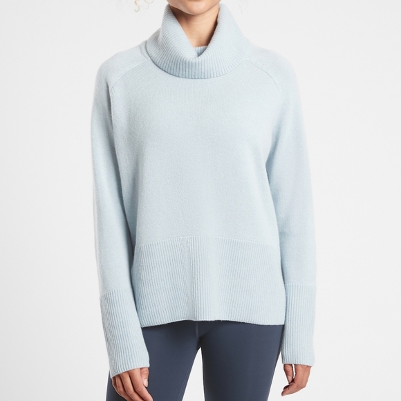 Athleta Aspen Wool Cashmere Turtleneck - Picture 1 of 8